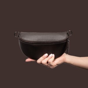 Nahast Vöökott Tumepruun